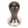 Coffee Tamper Solid Wood Handle Stainless Steel Easy to Use