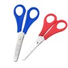 2 Pcs Kids Scissors, Children Blunt tip Safety Scissors for Kids with cm-Scale Plastic Handle Children Scissor Kid Preschool Training Scissor for Scrapbooking Art DIY Craft Student Teaching Stationery
