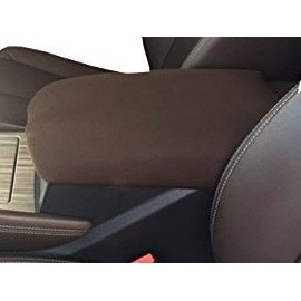 Car Console Covers Plus Custom Fits Chevy Equinox 2010-2017 Fleece Center Armrest Cover for Center Console Lid Made in USA Brown