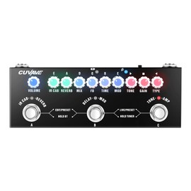 Sunydog Electric Guitar Multi Effect Pedal Multi Modulation Wireless Music Playback Audio Interface Phone Recording