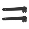 ECSiNG 2Pcs 8 Grooves Spanner Air Valves Wrench 15.6x3.1x3cm for