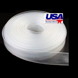 20 FT. 3/4" 19mm Clear Polyolefin Heat Shrink Tubing 2:1 Ratio