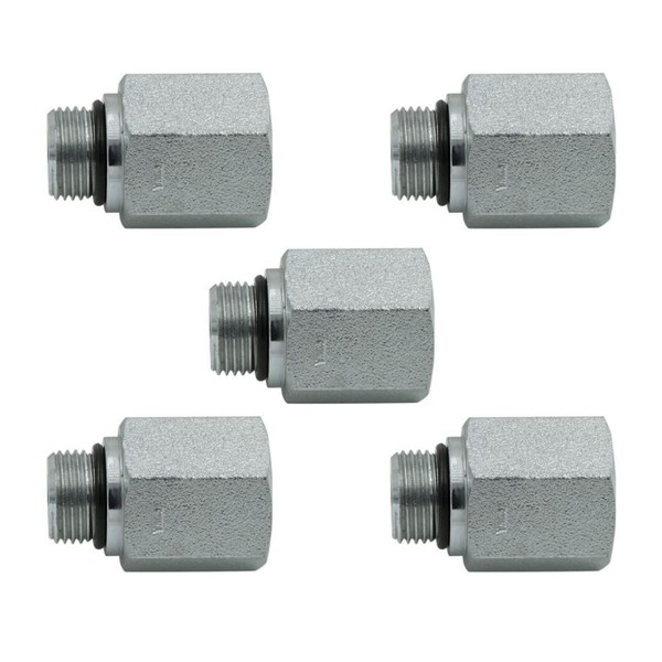 #4 SAE/ORB Male x 1/4" NPTF Female Straight Joiner/Connector Hydraulic