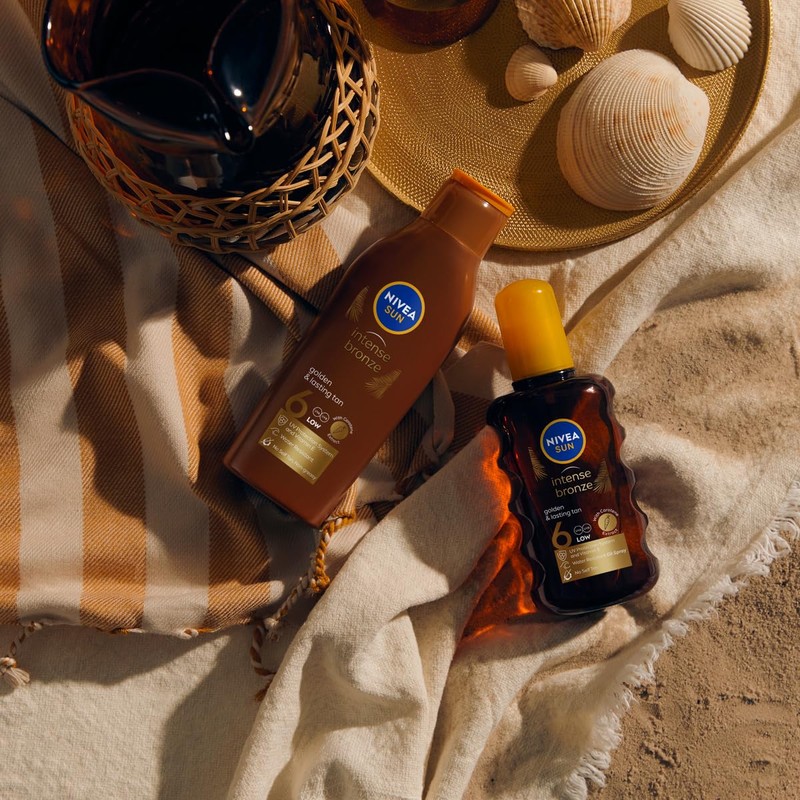 NIVEA Sun Intense Bronze Carotene Sun Lotion SPF 6 200