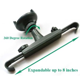 Car Headrest Mount Holder Seat Back Compatible with AT&T Vista/Jetmore/Fusion Z/Propel 5G, Cradle Swivel Dock