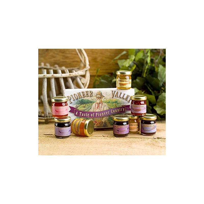 Pioneer Valley Souvenir Boxed Gourmet Jam & Jelly Sampler Gift