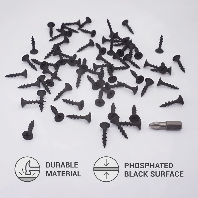 Marcopol (Pack of 100) Black Phosphate Carbon Steel 3.5 x