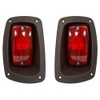 Red Hawk LGT-372 Taillights Compatible With/Replacement For E-Z-GO RXV 12V-48V
