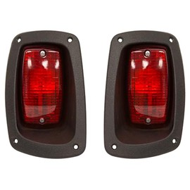 Red Hawk LGT-372 Taillights Compatible With/Replacement For E-Z-GO RXV 12V-48V 2016-2021 Golf Carts