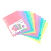 Viquel - Pack of 12 Plastic Rainbow Pastel Dividers -