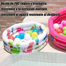MADELALU Alberca Inflable para Niños, 90cm Piscina Inflable Alberca Infantil Piscina De Agua para Niños, Fiesta Acuática Segura De Verano Tamaño