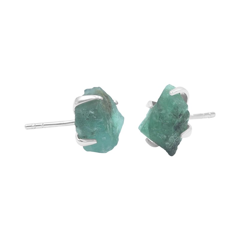 Starborn Creations Emerald Crystal Post Style Earrings