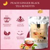 Tealeaf & Co. Peach Ginger Tea Blended with Organic Spices