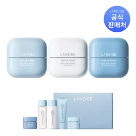 Laneige [본사직영] 라네즈 워터뱅크 블루HA 크림 본품 50ml + GWP 4종 + 크림10ml [Directly from Headquarters] Laneige Water Bank Blue HA Cream 50ml + GWP 4 Types + Cream 10ml [Moisture]