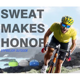 EMPIRELION Low-Profile Cooling Skull Cap Helmet Liner, Summer Sweat Wicking Cycling Beanie Hard Hat Working Cap