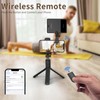 Portable Selfie Stick with Fill Light and Phone Tripod Stand,