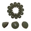 BIUDECO 12pcs Golf Iron Headcovers Thick PU Leather Club Protectors