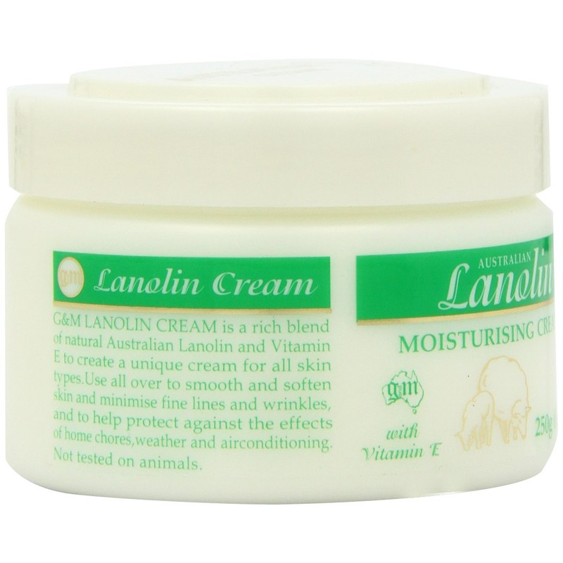 Australian Creams Lanolin Oil Day Moisturising Cream 250 g