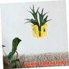 IWOWHERO Set of 8 Wall-Mounted Planter Baskets Plastic Container Pots