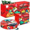 Yoojahow 3 Pcs Christmas Tree Storage Bag Christmas Wreath Storage