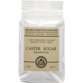 India Tree Caster Sugar, 1 lb (Pack of 4)