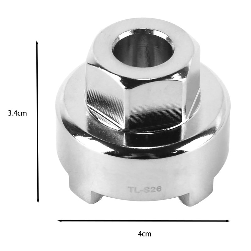 Nicear Bicycle Flywheel Remover Tool with 4 Teeth for 16T