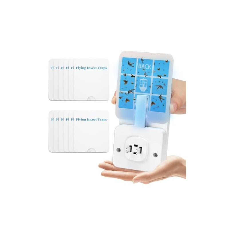 12-Pack Refill Glue Boards for SQWJP Fly and Insect Traps