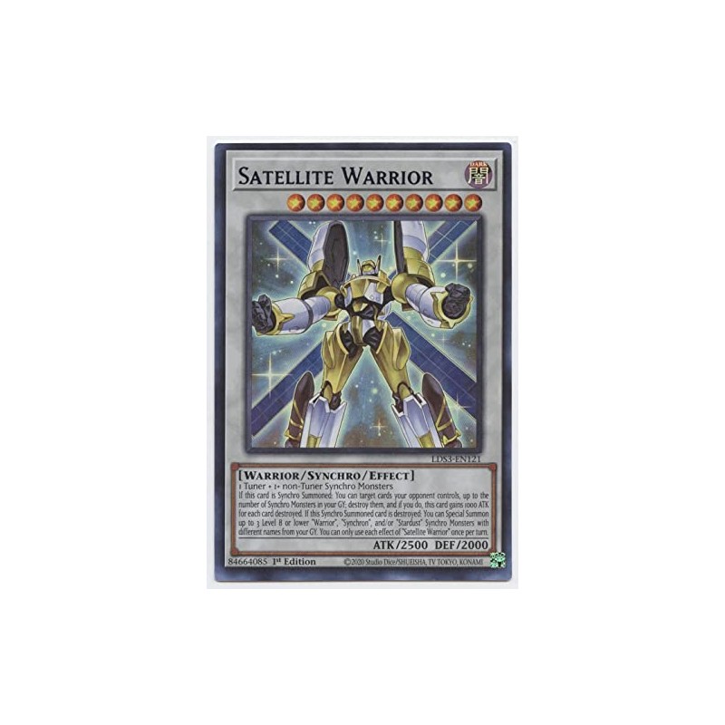 Satellite Warrior (Blue) - LDS3-EN121 - Ultra Rare - 1st
