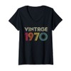 Womens 52nd Birthday Gift Idea Vintage 1970 T-Shirt Men Women