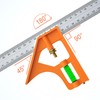 Escuadra de Combinación,Acero Inoxidable,12 Pulgadas y 30cm,Ajustable Escuadra Combinada,Escuadras para