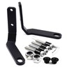 LEDISHUN Motorcycle Rearview Mirror Down Bracket Handlebar View Side Mirror