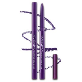 Purple Eye Liner Pencils, Waterproof Smudge-Proof Retractable Lasts 24h +, Good-Performance Transfer & Smudge Proof Eyeliner, Vibrant Eyeliner Pencil For Expert Precision Glides On Effortlessly
