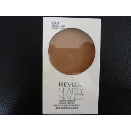 Revlon Nearly Naked Pressed Powder -  MEDIUM DEEP  # 040 - Brand New / Sealed