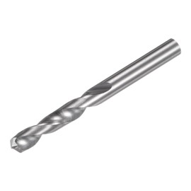 sourcing map Solid Carbide Drill Bit, 4.2mm (0.165") YG6X/C3 Micro-Grain Tungsten Carbide Jobber Twist Drill Bits Straight Shank for Drilling Stainless Steel Aluminum Metal Plastic
