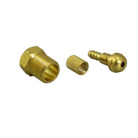 RIVERWELD TIG Welding Torch Fitting Connector Adapter Miller Gas Quick Hose Connector 5/8-18" LH Left Hand Thread