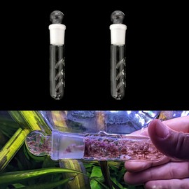 2 Pack 3 Holes Planaria Trap for Aquarium Bristle Worm Catcher Worm Trap for Fish Tank Leeches Catcher for Cherry Shrimp Tank