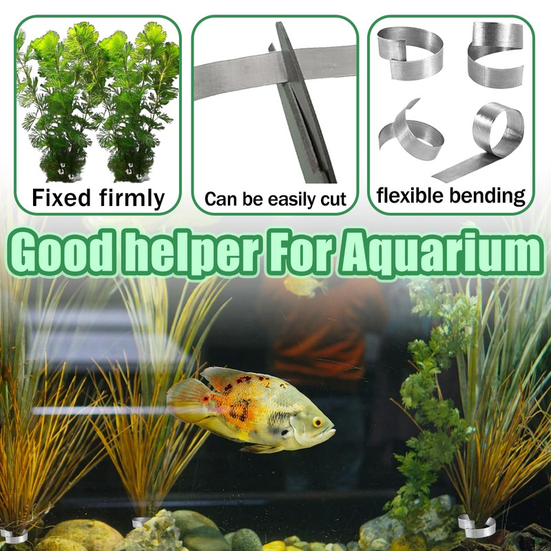 VPB Bendable aquarium plant weights,Metal aquarium plant holder weight anchor,Reinforcing