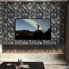STICKGOO Diamond 3D Wall Panels, Brushed Silver Decorative Wall Covering