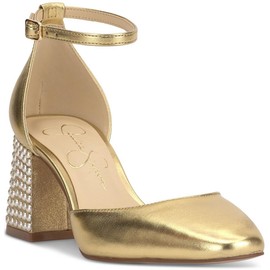 Jessica Simpson Women's Fulian Pump, Gold, 8