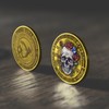 ACGZQY Memento Mori Coin - Rose Skull Memento Vivere Coin,