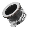 114mm Garbage Disposal Sink Flange Kit with Splash Guard Stainless