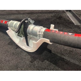 Con Forms Concrete, Shotcrete, Gunite Pump Line Hose Placing Cradle, Non-Marking Surface and Hose Protector with Reclosable Straps by MNKOTA Sales (LINE-Cradle)