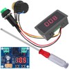 JYUDAUFU DC 6-30V Motor Speed Controller Digital Display LED 12V