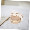 Baluue Heart Shaped Ring Storage Box Durable Jewelry Packing Case