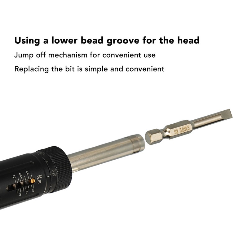 1/4in Interface 0.2 to 1.2N.m Adjustable Torsion Screwdriver Idling Pre
