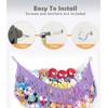 PrimZooty Extra Large Stuffed Animal Net Hammock - [56'' Long/Handwoven