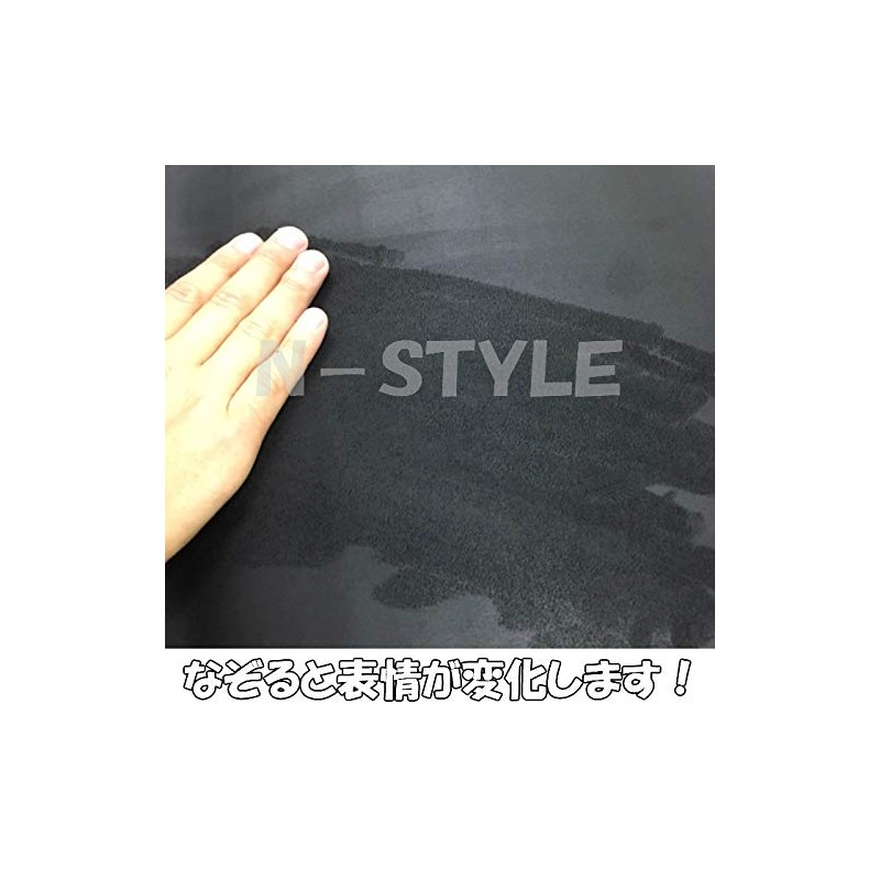 Suede Cutting Sheet 60" x 11" Black for Interior Use