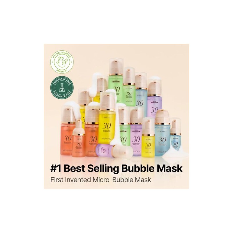 MENOKIN [MENOKIN]30 Seconds Quick Bubble Mask 95ml #LIFT