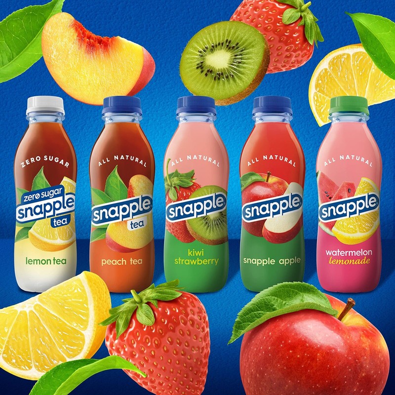Snapple Lemon Tea 16 Fl Oz Pack of 12 All