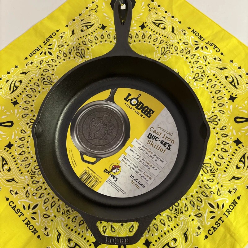 Lodge Cookware Bucees Exclusive 10.25” Cast Iron Skillet - Made